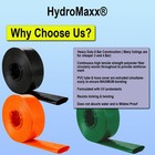6 Bar Agricultural Grade Pvc Lay Flat Discharge Hose - Green  Orange   Black