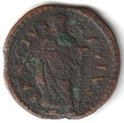 1655 Papal States Gubbio Alexander Vii St Paul Quattrino Copper Free Us Shipping