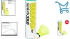 Nylon Badminton Shuttlecocks Yellow Slow Speed Durable Performance For Indoor   