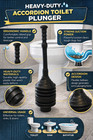 Accordion Toilet Plunger     High-force Clog Remover For Toilets  Sinks   Tubs