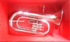 Euphonium 3 Valve Pure Brass Metal In Chrome Polish cushion Case   Free Shipping