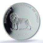 Congo 10 Francs Polaris Etoile Navigateurs Space Pr 69 Pcgs Silver Coin 2002