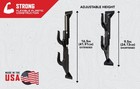 Adjustable Truck Rear Window Gun   Bow Rack   Holds 2 Shotguns  Rifles  Or Tools