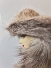 Flapper Lady Brooch Pin 2 5  Mink Fur Art Deco Beautiful Unique