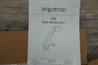 Ergotron 45-475-224 Hx Premium Heavy Duty Monitor Arm Vesa Desk Mount Braccio Bk