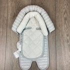 Go By Goldbug Baby Infant Duo 2-in-1 Head Support Car Seat Insert 2 Piece Gray