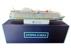 Royal Caribbean 11  Ship Model Utopia Of The Seas Official Signed By Captain