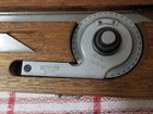 Starrett No 0359 Universal Bevel Vernier Protractor With Original Wood Box Usa