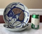 Lot Of 2 Antique Ming Dynasty Chinese Porcelain Bowls  Koi Fish  8 3 8     Marked