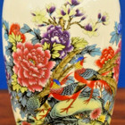 12  Nos Vintage Certified 1920-1950 Chinese Jingdezhen Porcelain Vase W stand