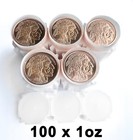 100 X 1oz Copper Rounds Buffalo Indian Coins 999 Bullion Premium Gsm Wholesale