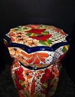 Handpainted Talavera Ceramic Mexican Folk Art Pottery Table Garden Home 18   13 