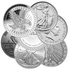 1 4 Oz Generic Silver Rounds  secondary Market  Design Our Choice 