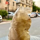 Natural Smoky Quartz Dragon Pillar Carved Statue Crystal Gemstone Decor  2 7 Lb
