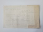 1890 Thomas Hamilton Check Protest  County National Bank  Clearfield  Pa