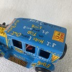 Vintage 1950   s Marx Old Jalopy Blue Tin Lithographed Toy Friction Car Nice 