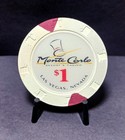 Monte Carlo Hotel Casino  1 Hotel Casino Gaming Poker Chip - Las Vegas  Nv