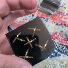 Vintage Acrylic Lucite Floating 1978 Pennies Penny Cube Square 2-3 4    X 2-3 4   