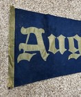Vintage Early 1900s Augustana College Vikings Leather 36    Football Pennant Rare