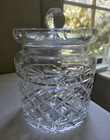 Vtg Waterford Glandore Lidded Biscuit Jar Canister Ireland 6 3 4 h - Excellent 