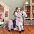Ride On Horse Unicorn Toy For Kids Riding Horse Pony Rider Mechanical Cycle W   