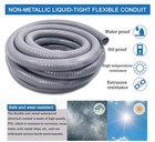1 2 Inch 25 Ft Electrical Conduit Kit With 5 Straight And 3 Angle Fittings New