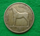 1928 Ireland Eire Irish Silver Half Crown Better Grade  first Issue   n-106 