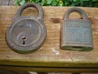 Lot Of 5 Vtg Antique Padlocks No Keys-untested Corbin Slaymaker Master    