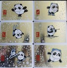China  2022 Mascot           Beijing Winter Olympic Postcard X  15 Sport Thin Steel