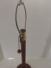 Vintage Mid Century Modern Danish Teak Wood Table Lamp