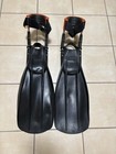 Vtg  Farallon Brace Dive Fins Collectible Fara-fin  Scuba Diver Swim