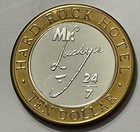 Las Vegas Hard Rock Hotel Ten Dollar Gaming Token Around  999 Fine Silver