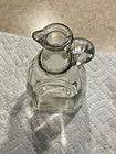 Vintage Antique 1923 Oil Vinegar Cruet Small Spouted Glass Bottle
