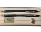 Cross Classic Black Set 2501 Ball Pen Pencil Nos Vintage 1970s  33 Tag Made Usa
