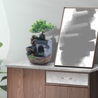 Desktop Water Fountain Waterfall Ornament Office Home Indoor Decor W  Light Led