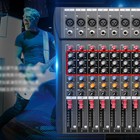 Professional Bluetooth Live Studio Audio Mixer 12 Ch Mixing Console Sound Usb