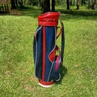 Vintage 80s Pga Tour Pro Tommy Armour Staff Cart Golf Club Bag Logo 90s Rare Htf