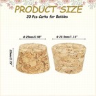 20 Pcs 1 16x0 98x0 79inch Cork For Bottles Stoppers Cork Plugs For Bar