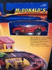 Hot Wheels Mcdonalds Drive-thru Play Set W corvette Mattel Wheels 2002 89076 Nip