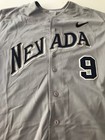Game Worn Used Nevada Wolfpack Baseball Jersey Nike Size 48  9