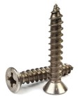  8 Sheet Metal Screws - 316 Stainless Steel Phillips Flat Head - Select Size