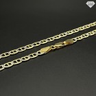 Sterling Silver Two Tone Mariner Link Italian Chain Necklace 2 5mm Thick 925