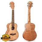 Kmise 23 Inch Concert Ukulele Beginner Tiger Flame Okoume Uke