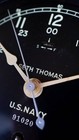 Seth Thomas Us Navy Deck Clock 1940 s Made Of Bakelite Vintage Spring Mechanical