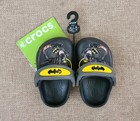   new With Tags  nwt  Crocs Kids Fun Lab Batman Clogs Black Size C4 205020-001  