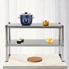 Stainless Steel Work Table Food Prep Shelf Station Commercial Kitchen Restaurant