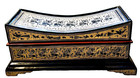 Antique Hand Made Burmese Highly Decorated Gilded Wood Lacquerware Pillow Box