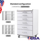 Dental Mobile Storage Cabinet With Drawers  Dental Tool Cart Trolley With Socket