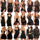 Womens Sexy Lingerie Lace Mesh Babydoll Sleepwear Underwear Slip Dress Nightwear