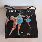 Vintage Mattel Black Ballet Box 1966 Ballerina Girl Doll Dance Carrying Case